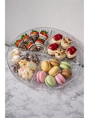 Jeannette Glass Divided 4 Section Serving Tray in the Windsor Diamond Pattern